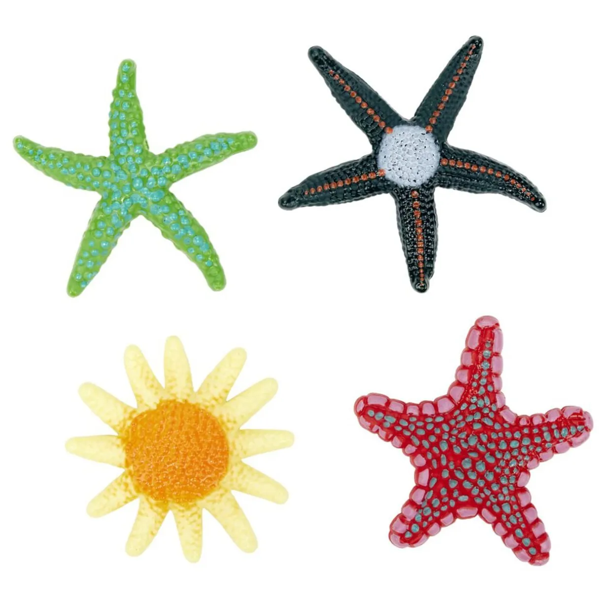 Jeu de plongée lesté étoile de mer x4 plastique (3 modèles) < Gifi Discount