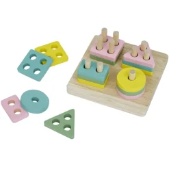 Jeu des formes en bois 12x6cm < Gifi Outlet