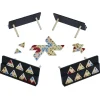 Jeu de société domino triangulaire en bois
