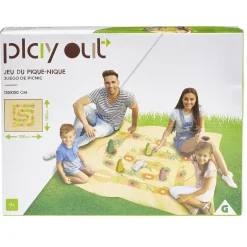 Jeu d'extérieur pique nique avec tapis 81 accessoires < Gifi Discount