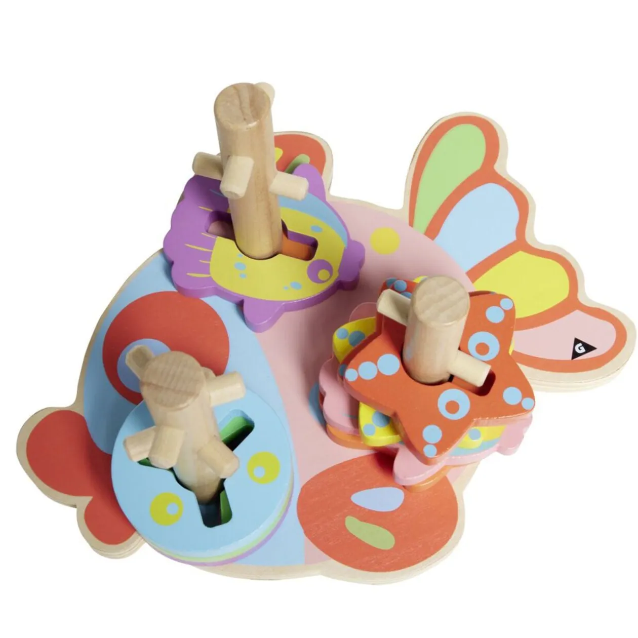 Jeu d'éveil Empil'ô type Montessori en bois