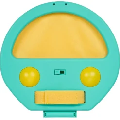 Jeu lance et attrape balle plastique vert Ø19,5cm