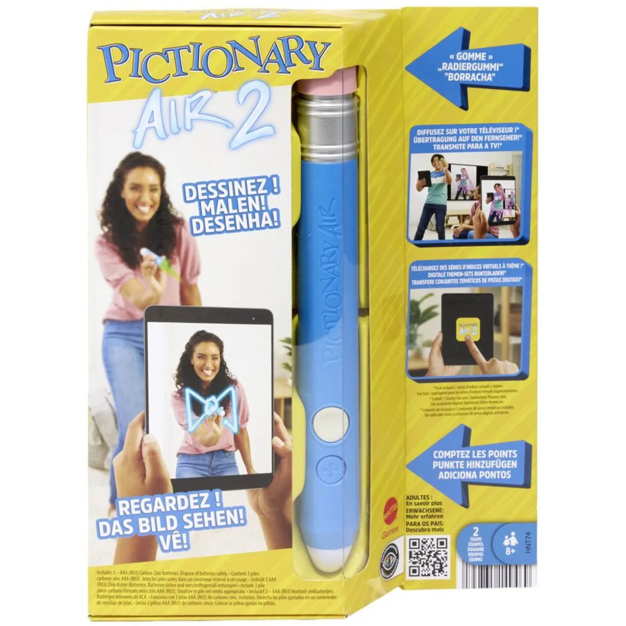 Jeu Pictionary Air 2 avec stylo lumineux