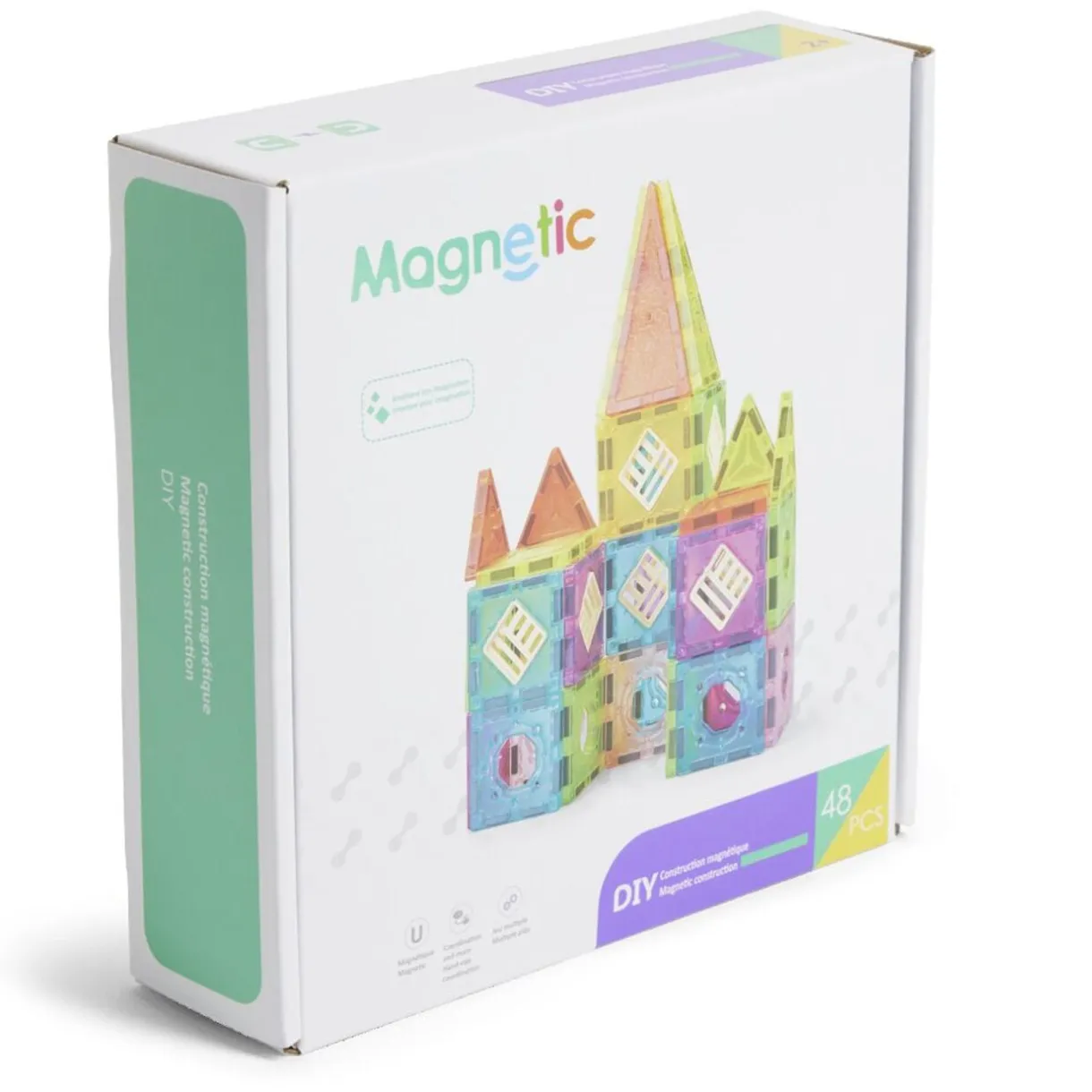 Jeu tuile magnétique 48 pièces < Gifi Online