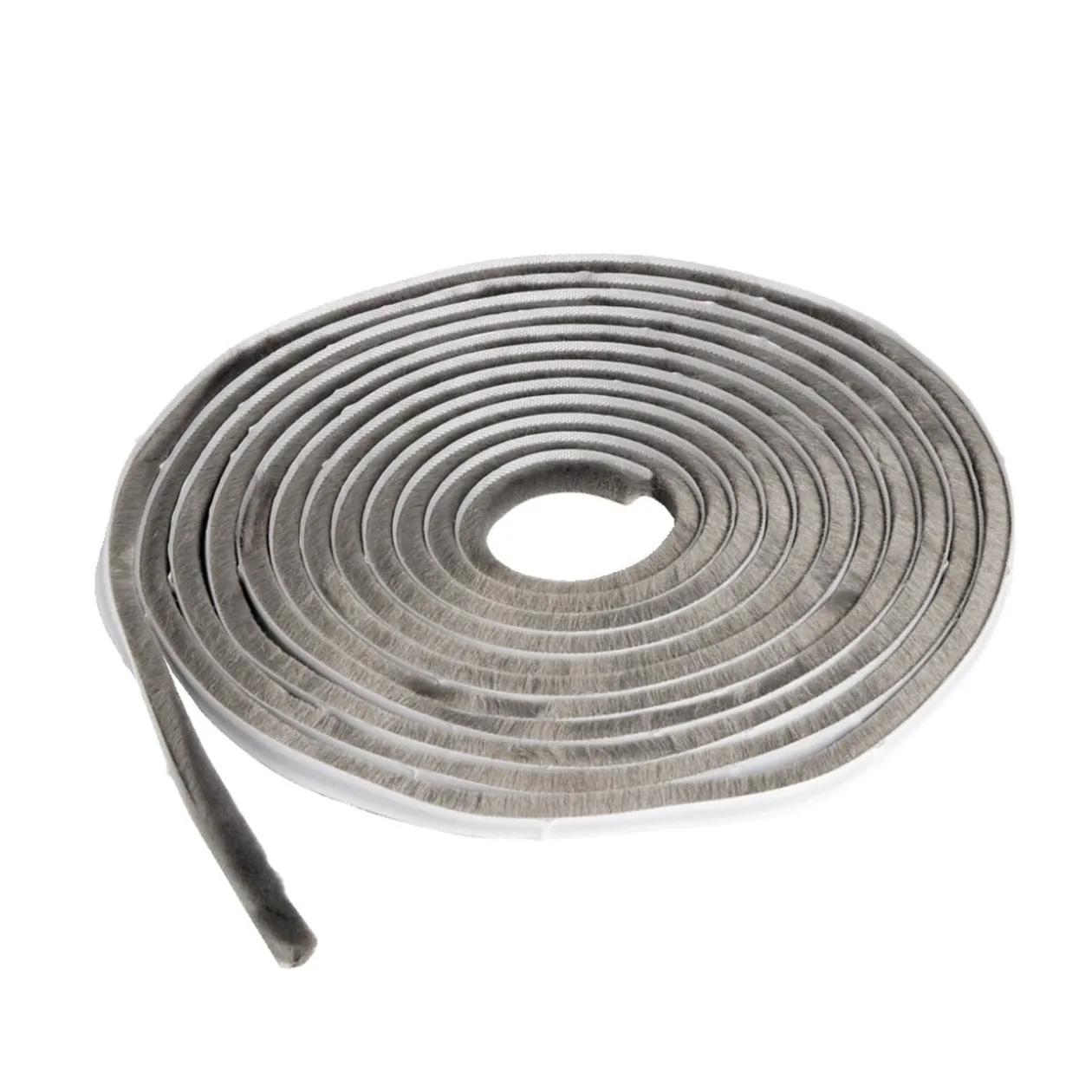 Joint brosse adhésif d'isolation pour porte et fenêtre 9mmx6m blanc