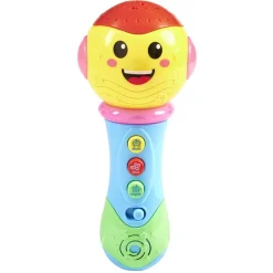 Jouet microphone lumière et son (2 modèles)