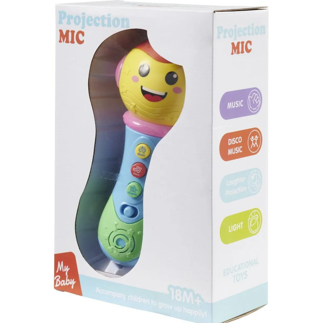 Jouet microphone lumière et son (2 modèles)