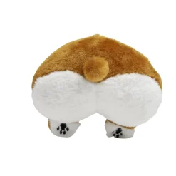 Jouet peluche pour chien sonore beige