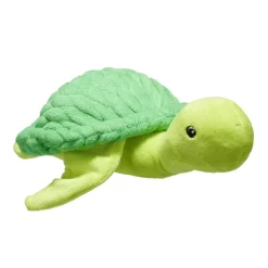 Jouet peluche pour chien tortue verte 15x22cm