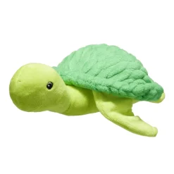 Jouet peluche pour chien tortue verte 15x22cm