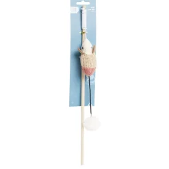 Jouet pour chat canne à pêche avec peluche L.40 cm < Gifi Hot
