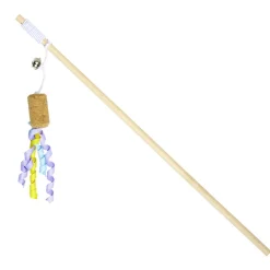 Jouet pour chat canne à pêche souris L40cm