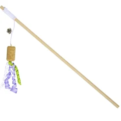 Jouet pour chat canne à pêche souris L40cm