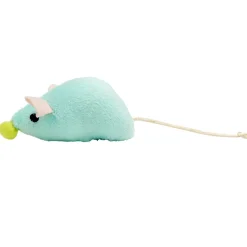 Jouet pour chat en forme de souris bleue