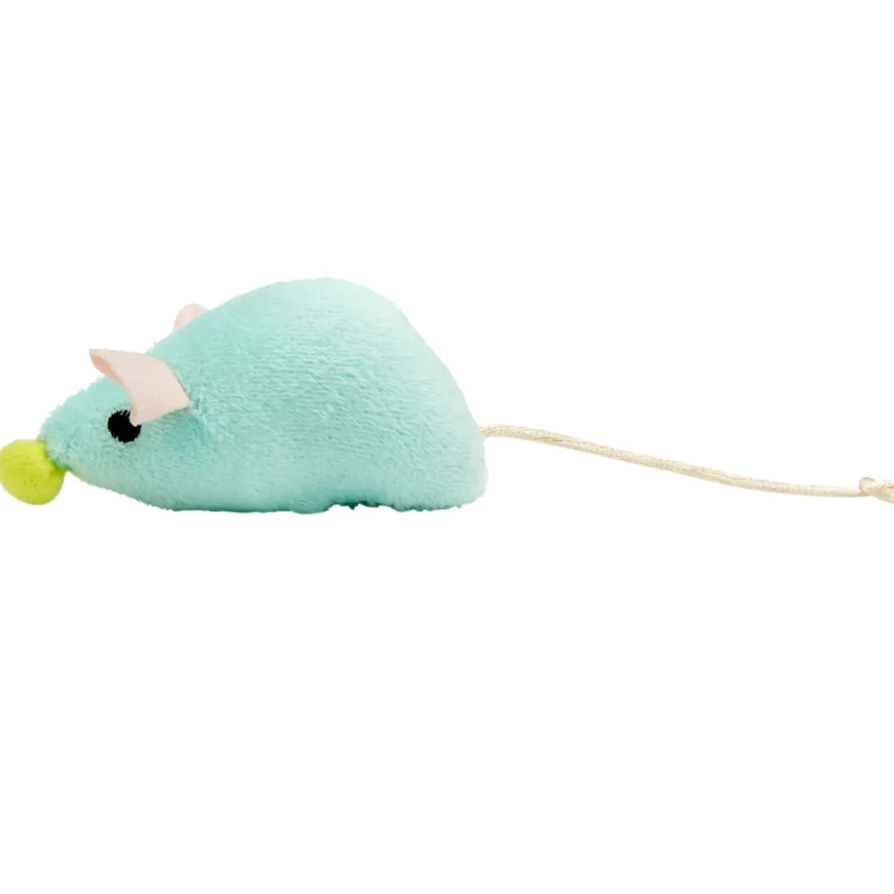 Jouet pour chat en forme de souris bleue