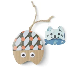 Jouet pour chat forme poisson en jute et papier multicolore L.20 cm < Gifi Online