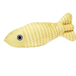 Jouet pour chat forme poisson jaune ou bleu L21cm < Gifi New