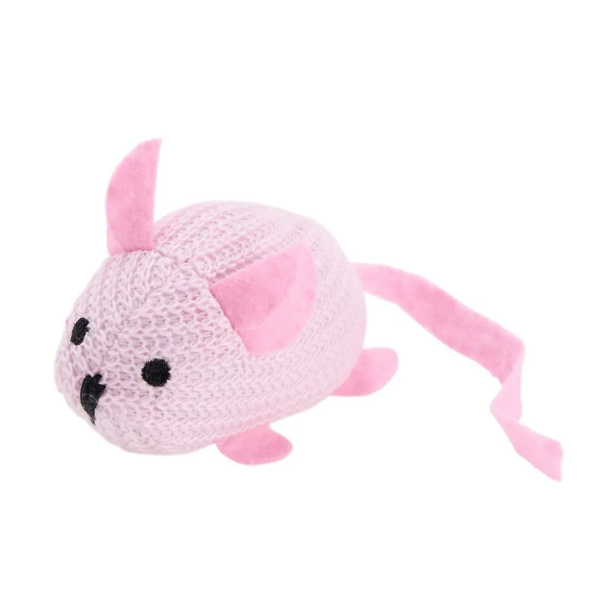 Jouet pour chat souris rose L20cm