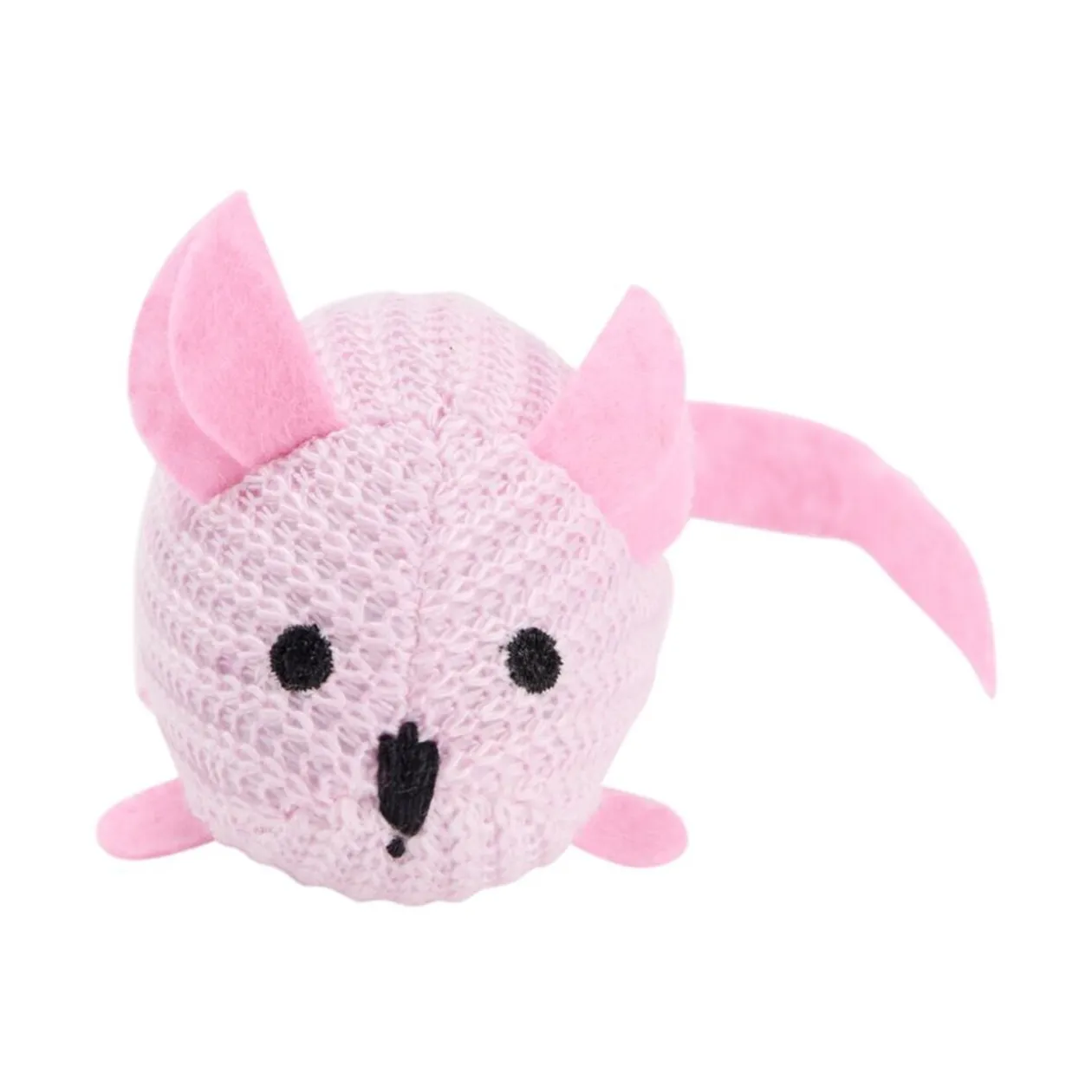 Jouet pour chat souris rose L20cm