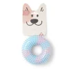 Jouet pour chien anneau caoutchouc Ø12xH4cm