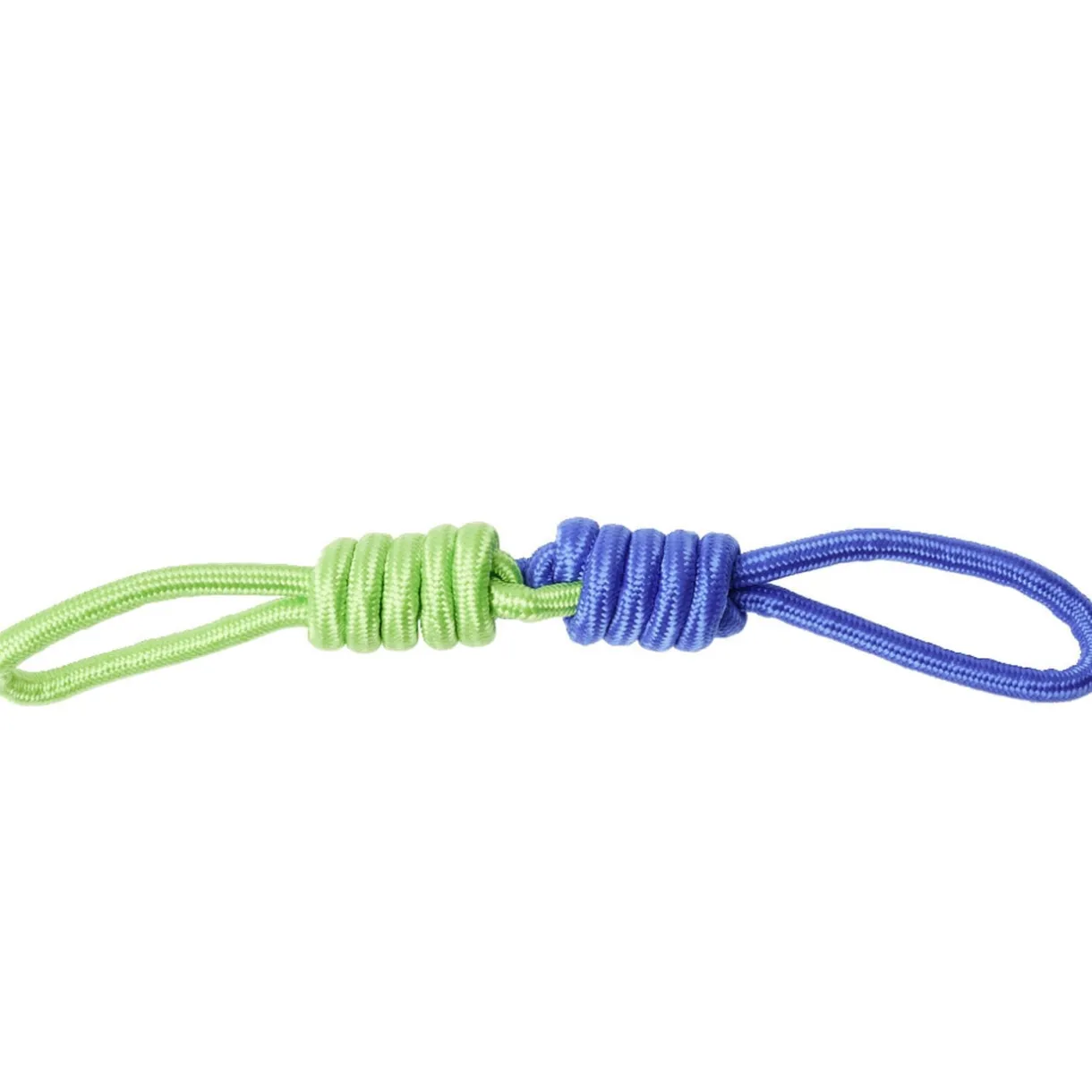 Jouet pour chien corde en coton bleu et vert Ø4,5x46cm < Gifi Outlet