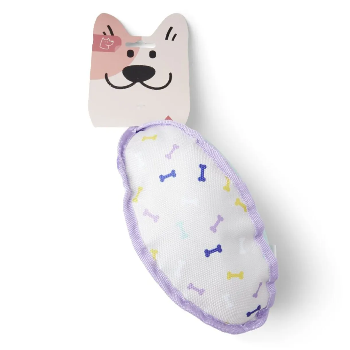 Jouet pour chien en polyester et coton bleu L.23x12xH.12 cm < Gifi Outlet