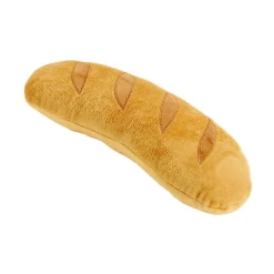 Jouet pour chien peluche baguette de pain marron L28cm < Gifi