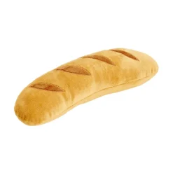 Jouet pour chien peluche baguette de pain marron L28cm < Gifi