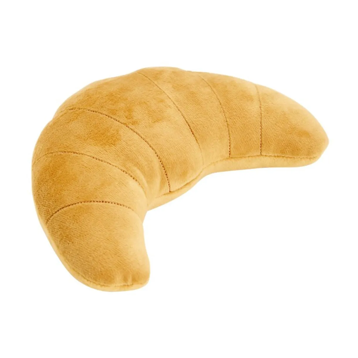 Jouet pour chien peluche croissant marron L23cm < Gifi Discount