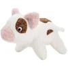 Jouet pour chien peluche fibre cochon blanc L28cm