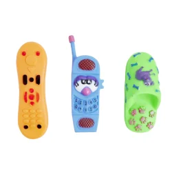 Jouet pour chien x3 en plastique (2 modèles) < Gifi New
