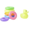 Jouet pour le bain canard et anneaux à empiler