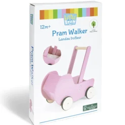 Jouet poussette enfant en bois rose < Gifi Hot