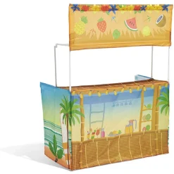 Kiosque fruit exotique pour enfant vert et marron