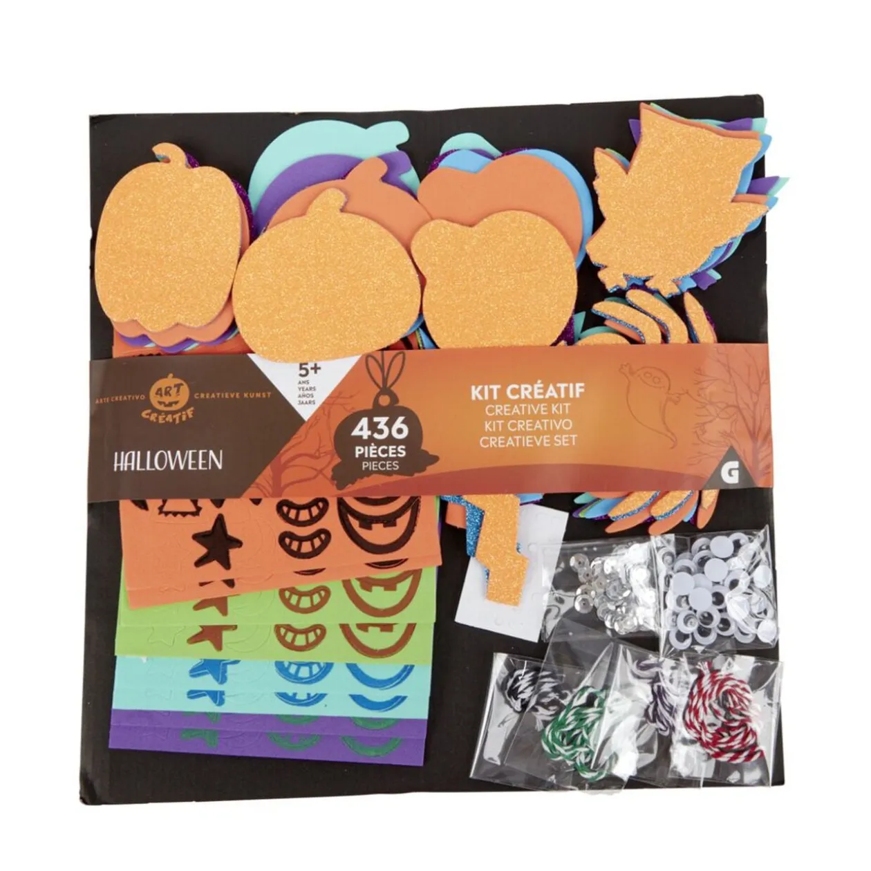 Kit art créatif papier spécial Halloween