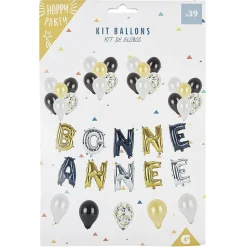 Kit ballon Bonne Année x 39