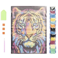 Kit créatif broderie diamants 30x40cm - 3 modèles