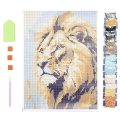 Kit créatif broderie diamants 30x40cm - 3 modèles