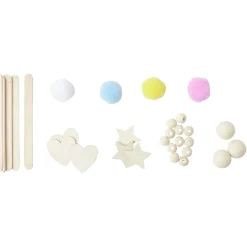 Kit créatif cadre photo en bois 31 pièces (2 modèles) < Gifi Best