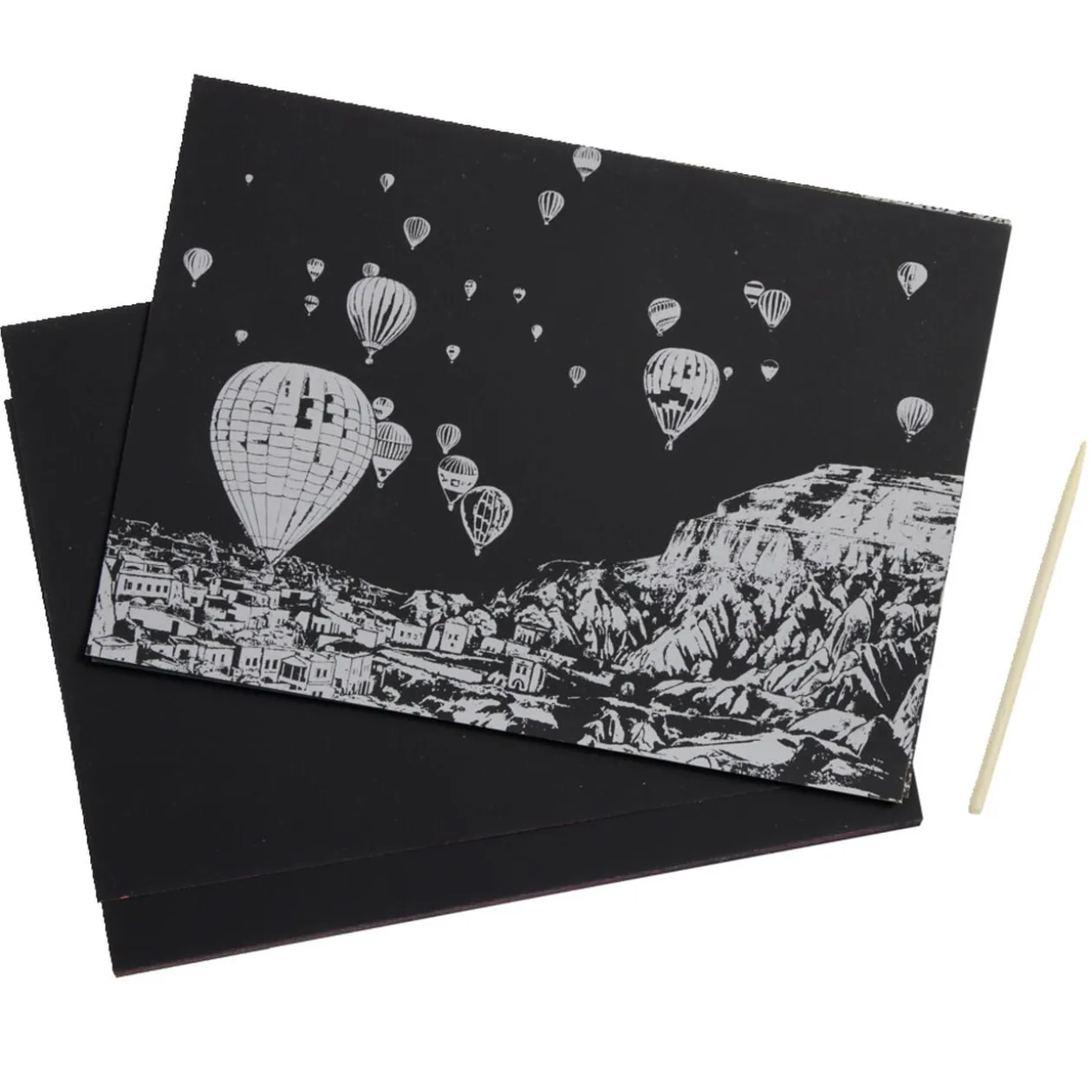 Kit créatif cartes à gratter - 2 modèles