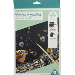 Kit créatif cartes à gratter - 2 modèles