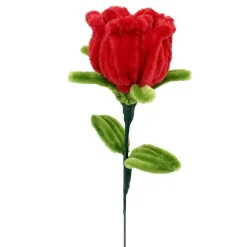 Kit créatif fil chenille fleur à confectionner L36cm (3 modèles)