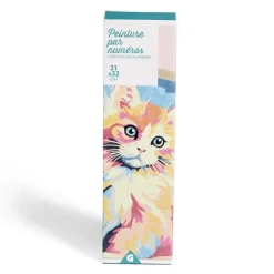 Kit créatif 15 pièces peinture par numéros 21x32cm 3 modèles < Gifi Clearance