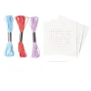 Kit créatif point de croix 3 dessins 31 pièces (2 modèles) < Gifi