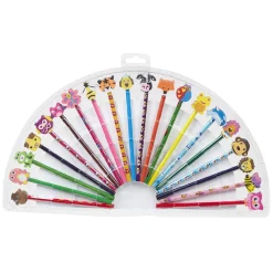 Kit crayon en bois avec gomme forme animal 41 pièces < Gifi