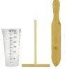 Kit à crêpe ustensiles 3 pièces (verre doseur/spatule/T) < Gifi Clearance