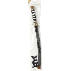 Kit d'accessoire ninja pour enfant avec sabre et 2 étoiles