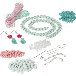Kit de création collier et boucles d'oreilles vert menthe < Gifi Clearance