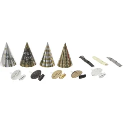 Kit de décoration or argent noir 8 personnes < Gifi Sale