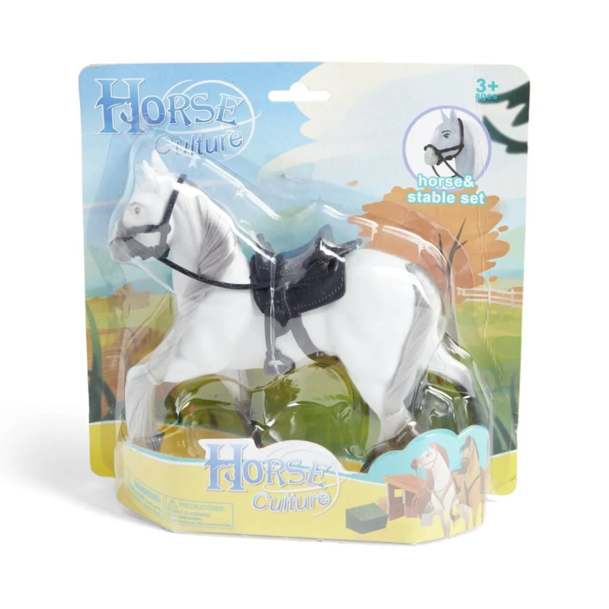 Kit de jeu écurie et cheval blanc ou marron < Gifi Discount